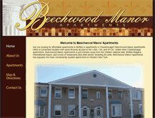Tablet Screenshot of beechwood-manor.com